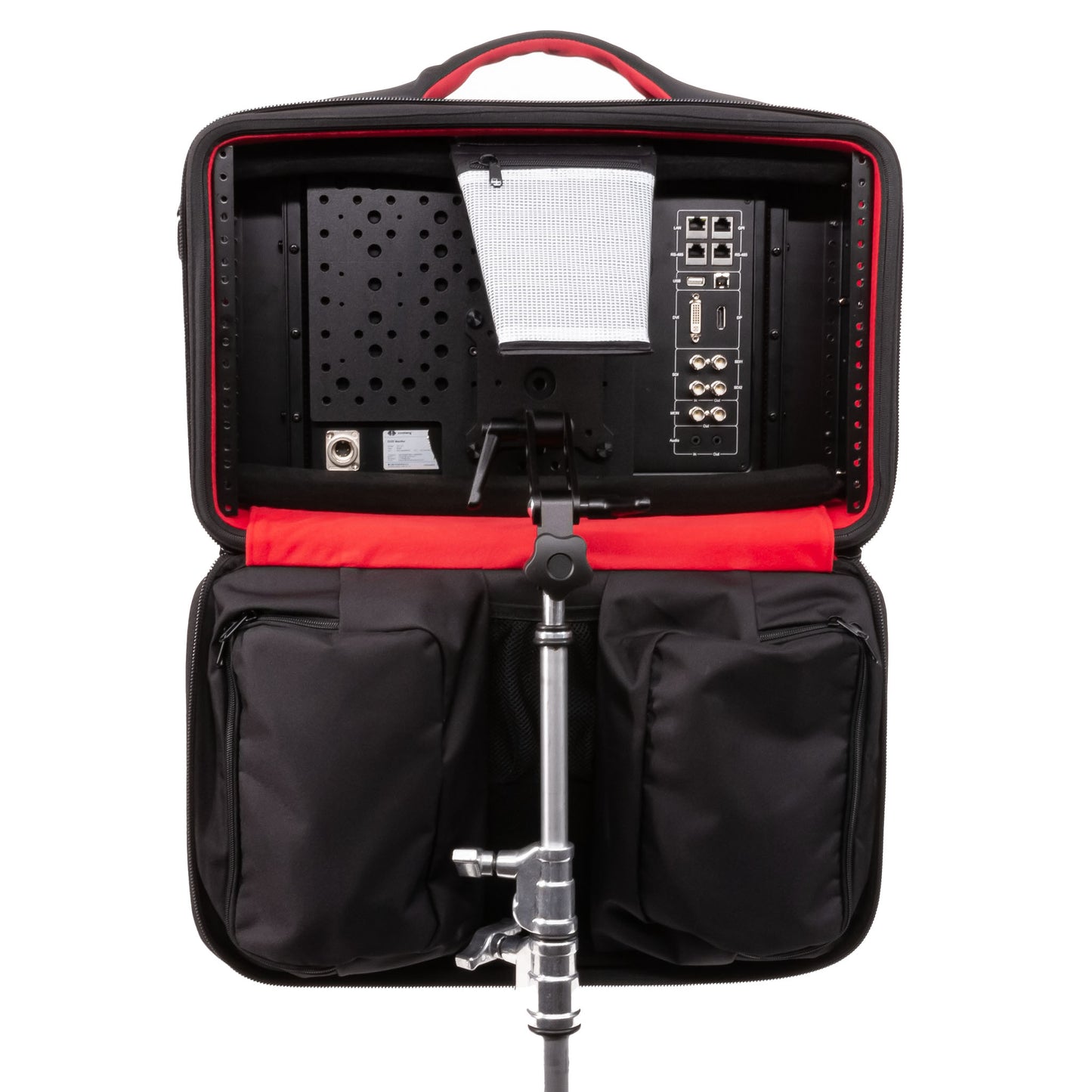 6RU Carrying Case with Integrated Hood