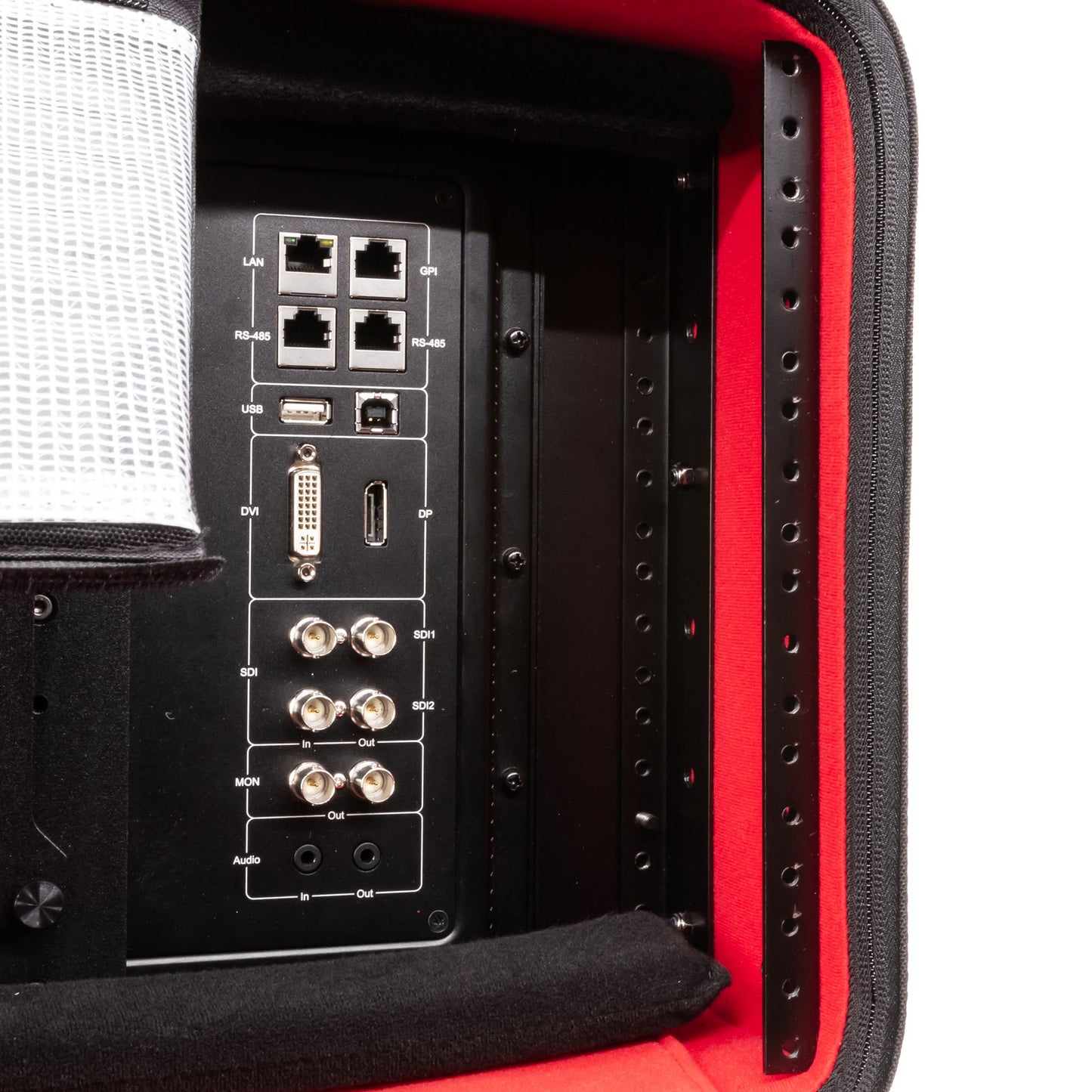 6RU Carrying Case with Integrated Hood