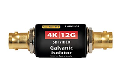 LEN 4K/12G Galvanic video ground path isolator